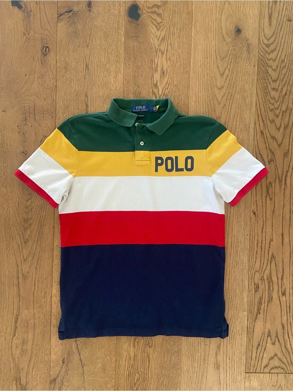 POLO Ralph Lauren Classic Fit Logo Mesh Polo Shirt